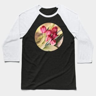 Vintage Tulips Baseball T-Shirt